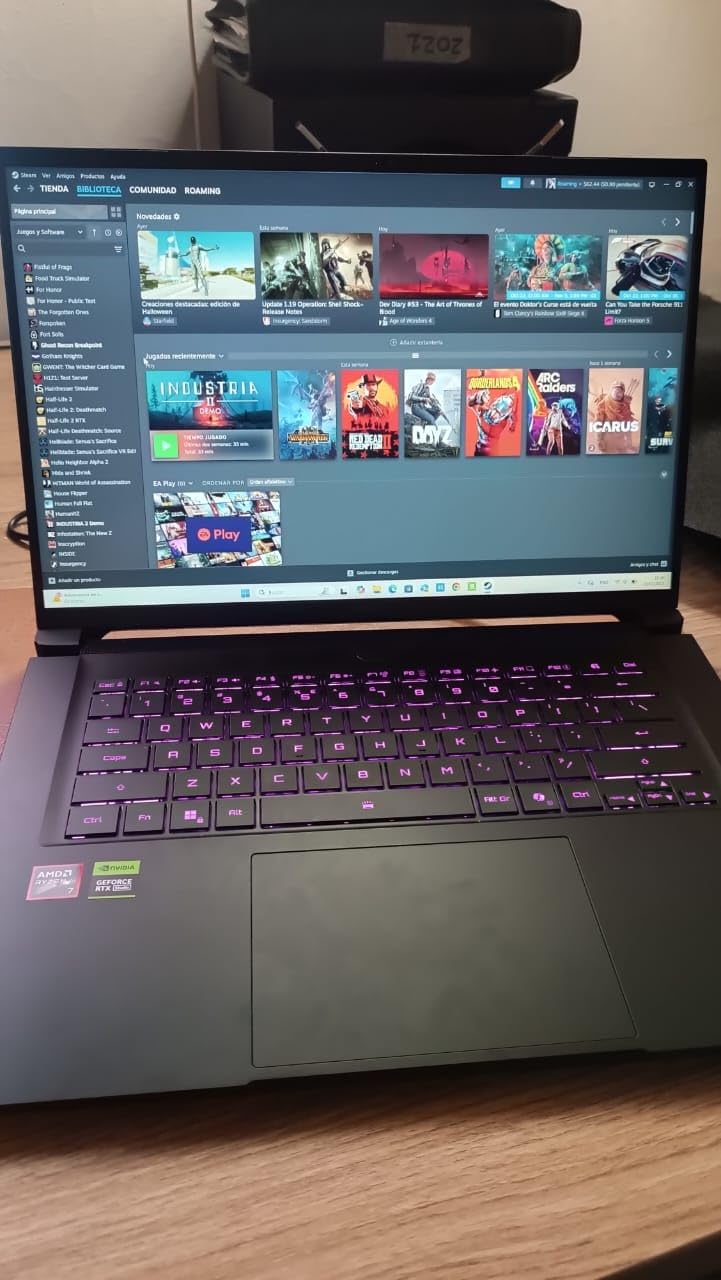 GIGABYTE AERO X16; Copilot+ PC - 165Hz 2560x1600 WQXGA - NVIDIA GeForce RTX 5070 - AMD Ryzen AI 7 350 - Customer Photo 2