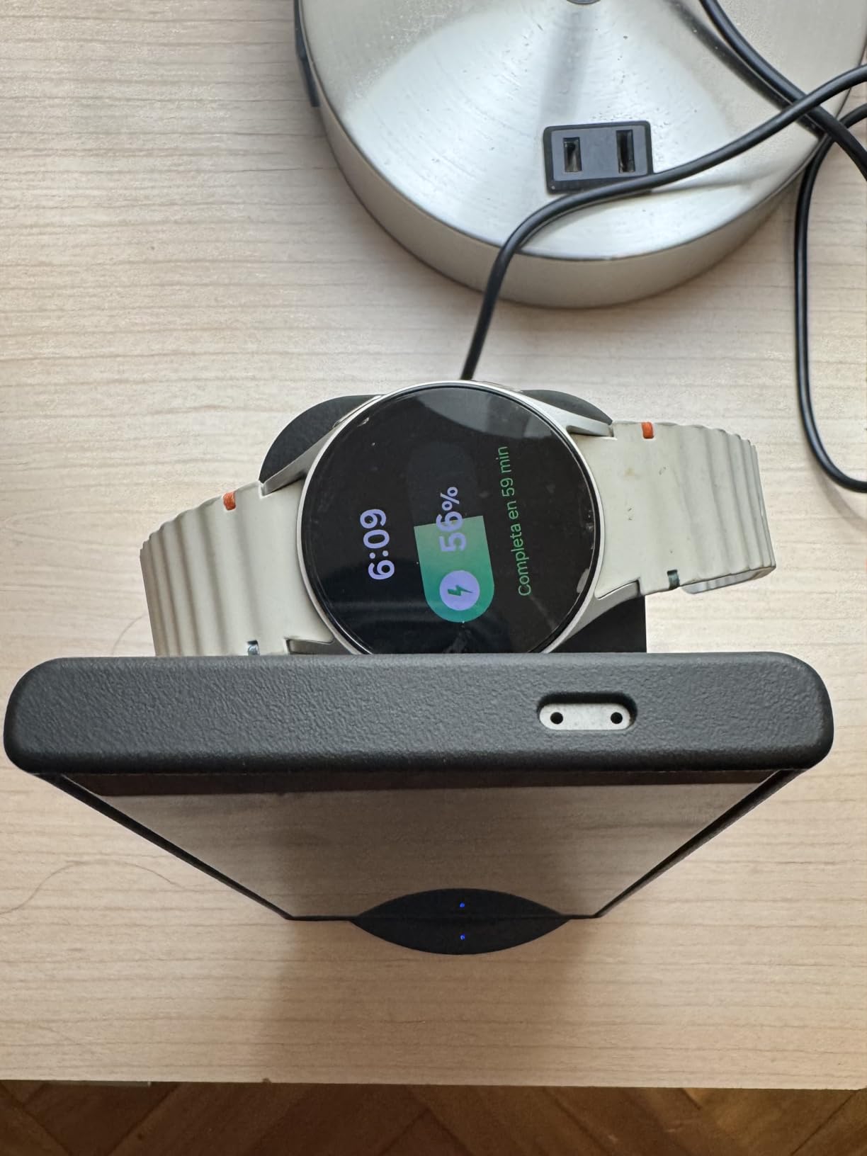 Wireless Charger for Samsung: 3 in 1 Wireless Charging Station for Samsung Galaxy Watch 8 7 6 5 4 3 Pro Classic Galaxy Buds - Charger Dock Stand for S25 S24 Ultra S23 S22 S21 Note Z Fold Android Customer Review Wireless Charger for Samsung: 3 in 1 Wireless Charging Station for Samsung Galaxy Watch 8 7 6 5 4 3 Pro Classic Galaxy Buds - Charger Dock Stand for S25 S24 Ultra S23 S22 S21 Note Z Fold Android - Customer Photo 1
