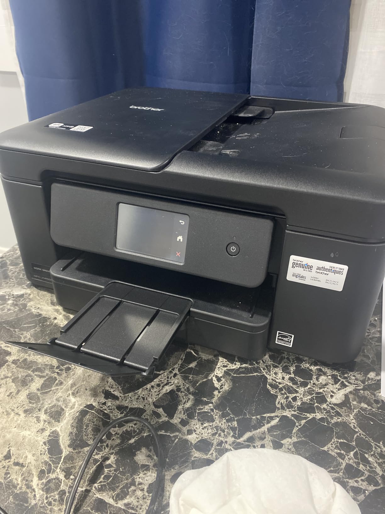 Brother Work Smart 1410 Wireless Color Inkjet All-in-One Printer with 2.7 Touchscreen and Automatic Duplex Printing | Includes Refresh Subscription Trial (MFC-J1410DW) customer photo 1
