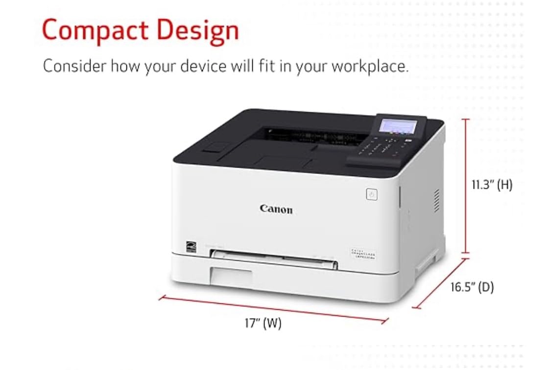 Canon Color imageCLASS LBP646Cdw Wireless Laser Printer for Duplex Printing, White - 26 PPM Home Office, Small Office Printer - Customer Photo 2