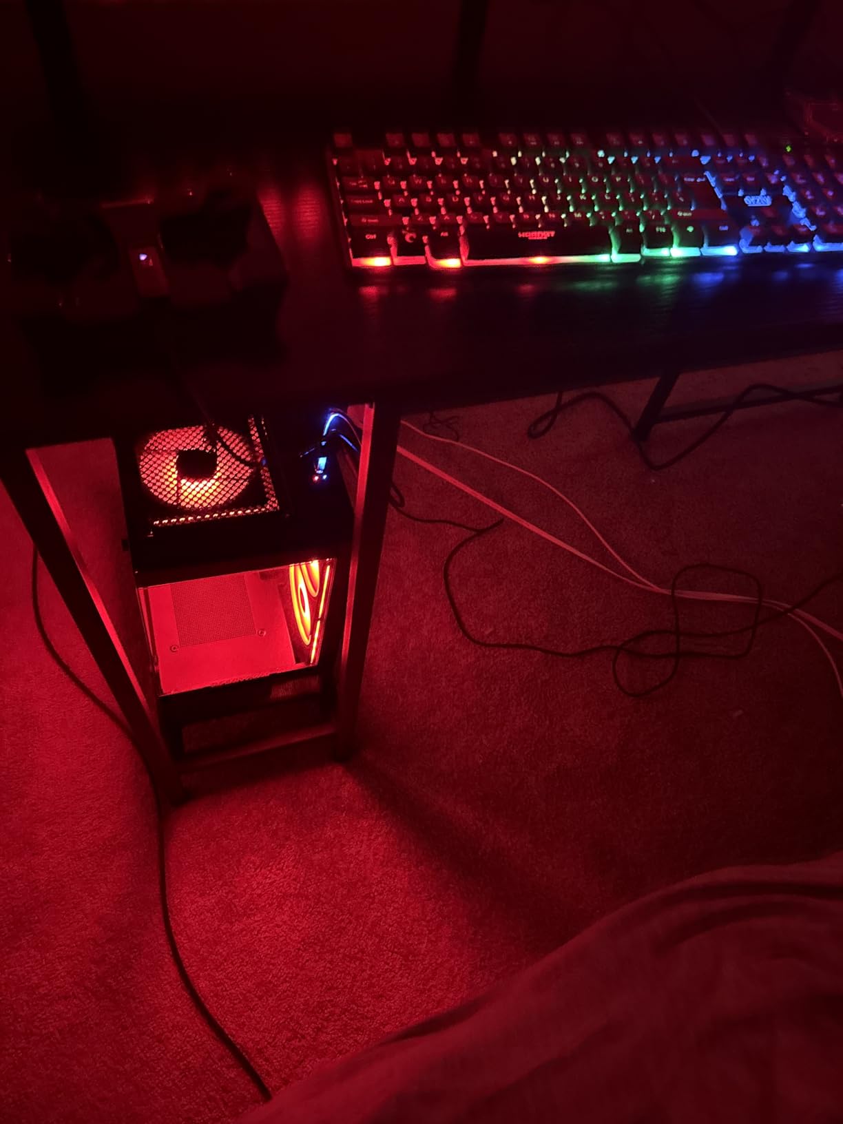 BEASTCOM Q3 Gaming PC Desktop Computer AMD Ryzen 7 5700G, 4K Vega Graphics 16 Threads, 16GB RAM, 1TB M.2 NVMe, 500W 80PLUS PSU, WiFi, Gaming Office Console, Towers Prebuilt PC - Customer Photo 2