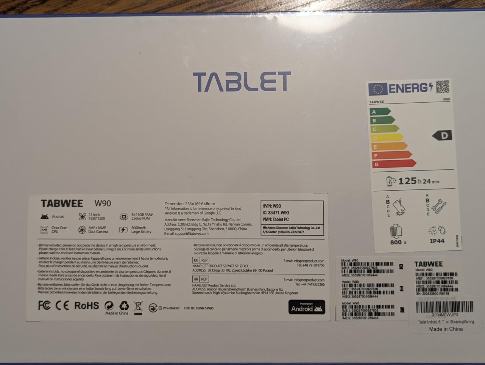 Tablet Android 15 Tablet-11 Inch FHD Display, 24GB RAM 256GB ROM /2TB TF, T615 Octa-Core AI Tablets, 8000mAh/18W Fast Charge, 5G WiFi & 16MP Camera, TÜV Certified Netflix HD for Streaming/Gaming Customer Review Tablet Android 15 Tablet-11 Inch FHD Display, 24GB RAM 256GB ROM /2TB TF, T615 Octa-Core AI Tablets, 8000mAh/18W Fast Charge, 5G WiFi & 16MP Camera, TÜV Certified Netflix HD for Streaming/Gaming - Customer Photo 1