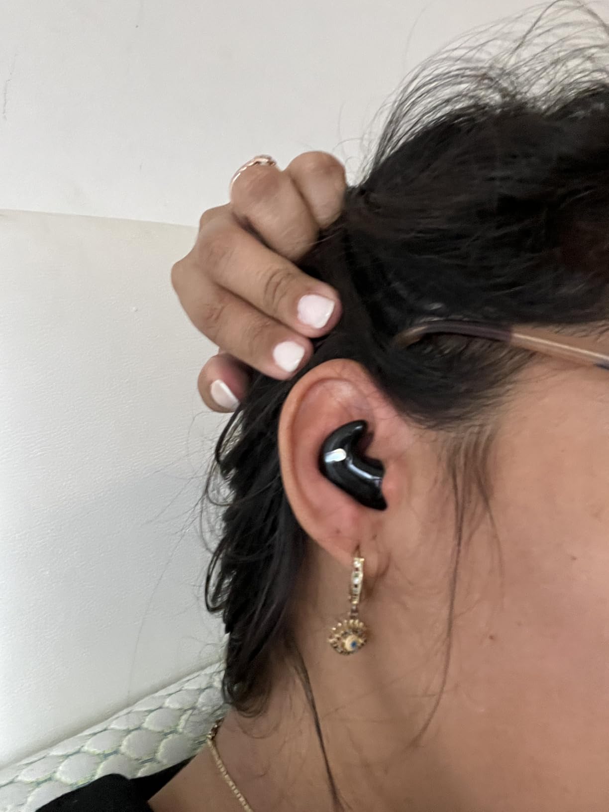 Sleep Earbuds Ultra-Thin Wireless Bluetooth 5.3 Earbuds for Side Sleepers, Noise Blocking Sleep Headphones with 6H Playtime, Ergonomic Mini Design for Small Ears (Green#) Customer Review Sleep Earbuds Ultra-Thin Wireless Bluetooth 5.3 Earbuds for Side Sleepers, Noise Blocking Sleep Headphones with 6H Playtime, Ergonomic Mini Design for Small Ears (Green#) - Customer Photo 3