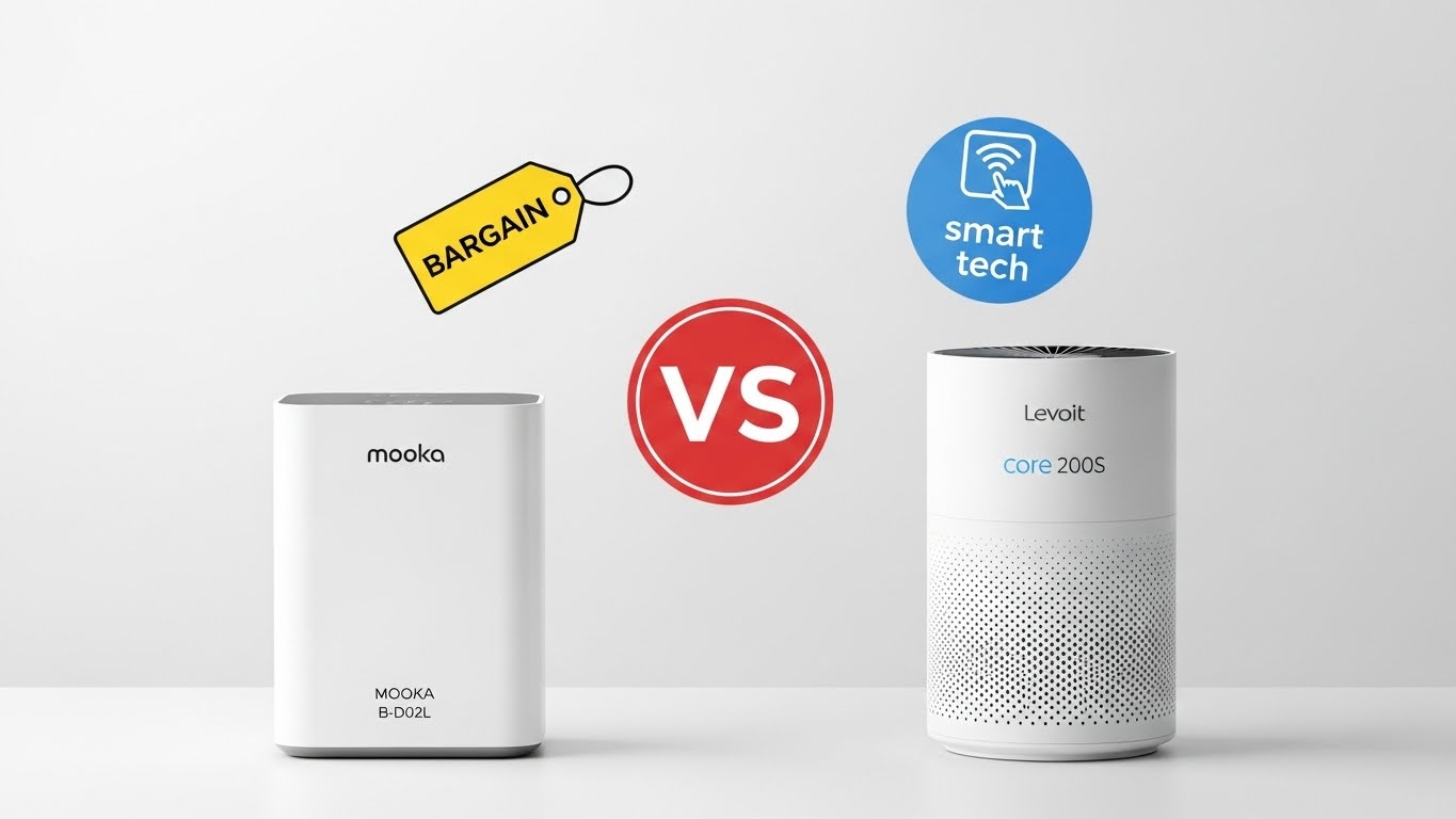 Mooka B-D02L vs Levoit Core 200S: Which Budget Air Purifier Wins in 2026?