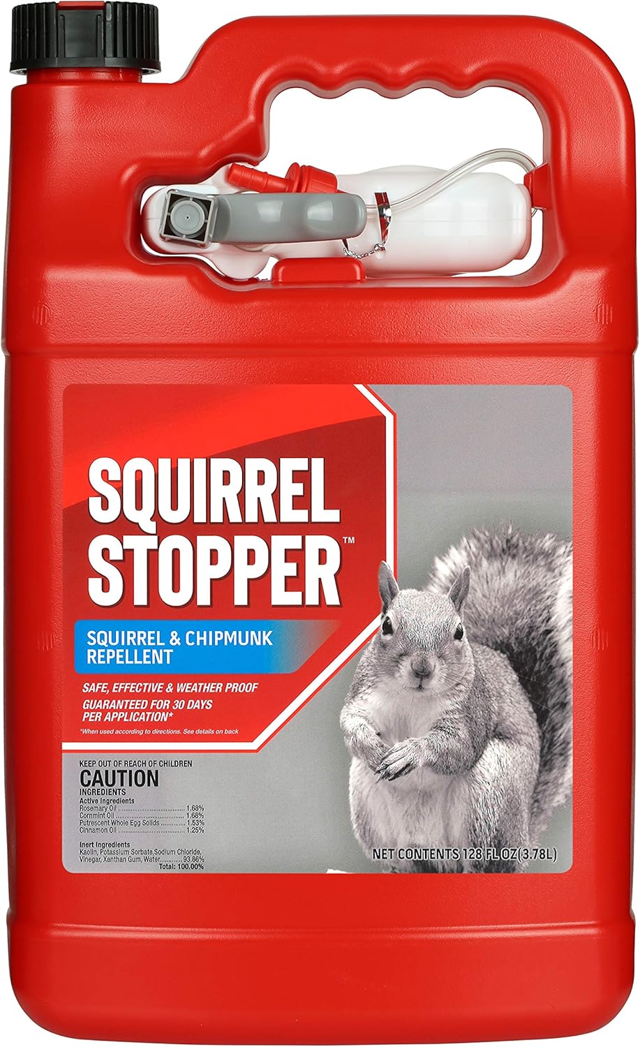 Squirrel Stopper, Liquid Animal Stopper Repellent, All Natural, Effective All Year Round, Safe for People and Pets, No Harsh Chemicals, Ready to Use, Squirrel Repellent - 1 Gallon - Customer Photo 1