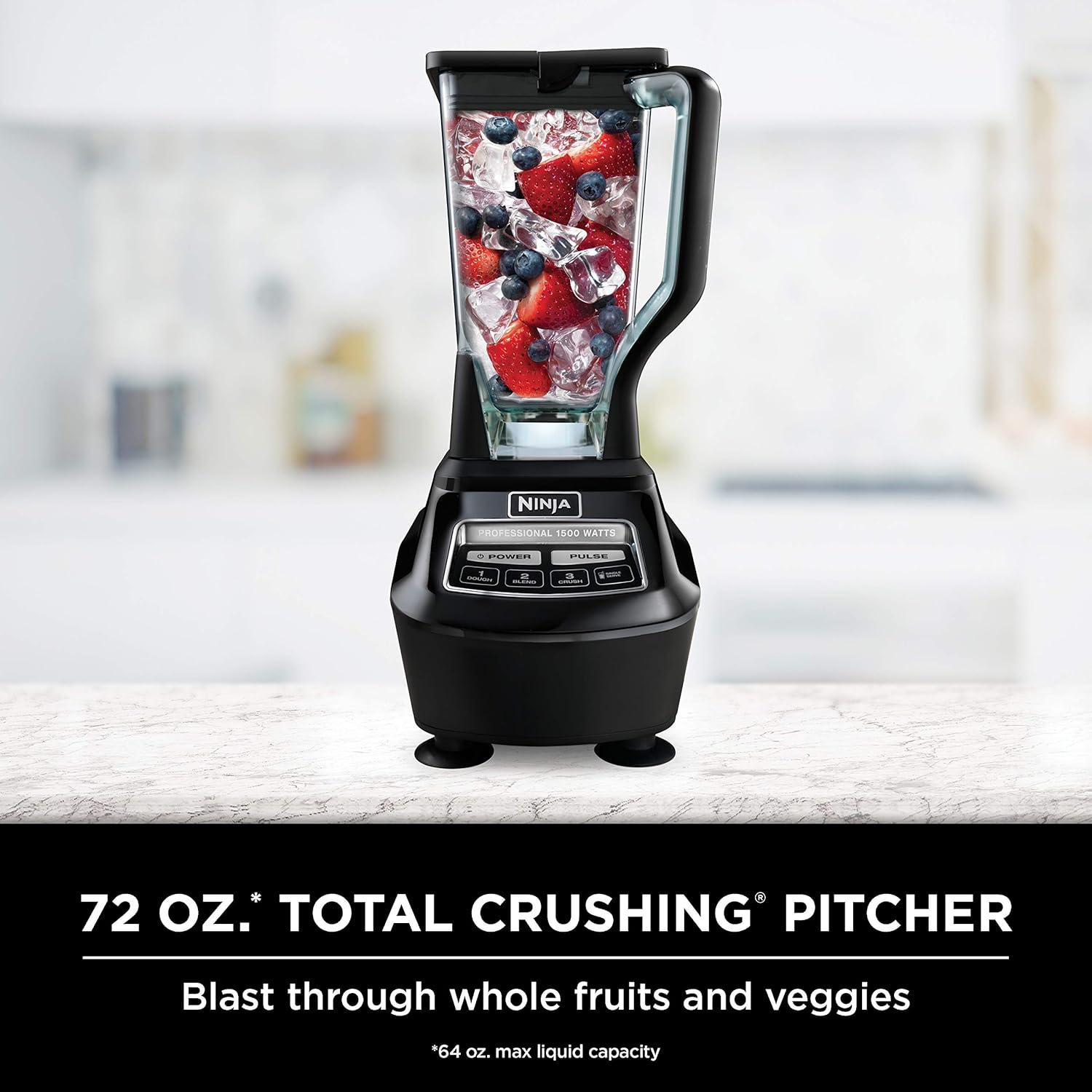 Ninja Mega Kitchen System, 1500W, 72 oz. Full-Size Blender & 8-Cup Food Processor with (2) 16 oz. Cups , Black, BL770 Customer Review Ninja Mega Kitchen System, 1500W, 72 oz. Full-Size Blender & 8-Cup Food Processor with (2) 16 oz. Cups , Black, BL770 - Customer Photo 2