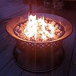 Bond Aurora 970 Portable Propane Fire Pit with Decorative Base - Customer Photo 2