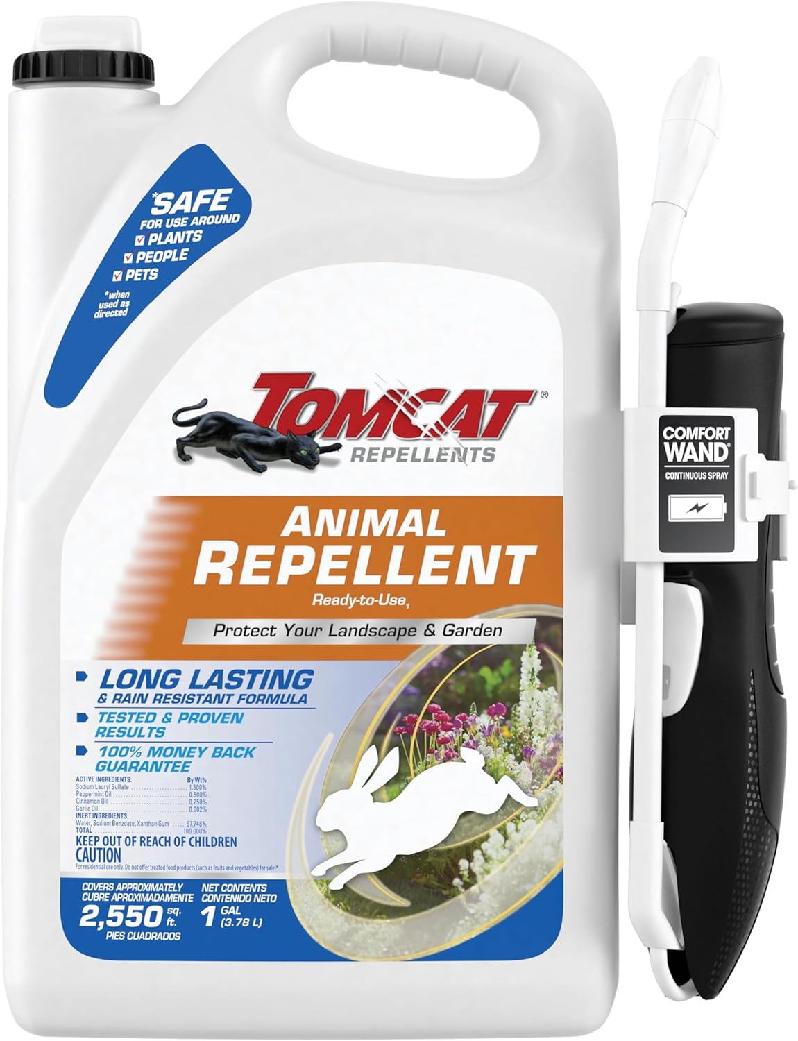 Tomcat Repellents Animal Repellent, Ready-to-Use, Protect Landscapes and Gardens, Contains Essential Oils, 1 Gal. - Customer Photo 1