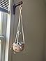 Mkono Ceramic Hanging Planter Macrame Plant Holder 5 Inch Cute Succulent Cactus Pot with Cotton Rope Hanger for Indoor Outdoor Decor, 1 Pack Customer Review Mkono Ceramic Hanging Planter Macrame Plant Holder 5 Inch Cute Succulent Cactus Pot with Cotton Rope Hanger for Indoor Outdoor Decor, 1 Pack - Customer Photo 2