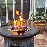 BAIDE HOME Propane Fire Pit Table, 28 Inch Gas Fire Pit Table with Porcelain Tile Top - Customer Photo 1