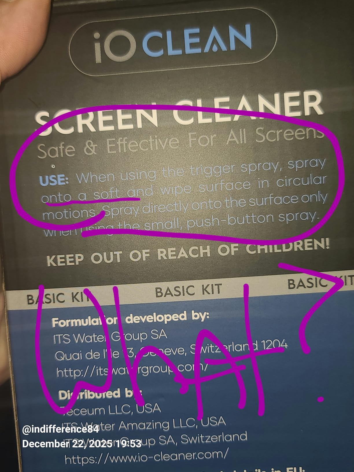 Screen Cleaner Spray (16oz - 473ml) – Best Large Cleaning Kit for LCD LED OLED TV, Smartphone, iPad, Laptop, Touchscreen, Computer Monitor, Electronic Devices, Microfiber Cloth Wipes and 2 Nozzles Customer Review Screen Cleaner Spray (16oz - 473ml) – Best Large Cleaning Kit for LCD LED OLED TV, Smartphone, iPad, Laptop, Touchscreen, Computer Monitor, Electronic Devices, Microfiber Cloth Wipes and 2 Nozzles - Customer Photo 2