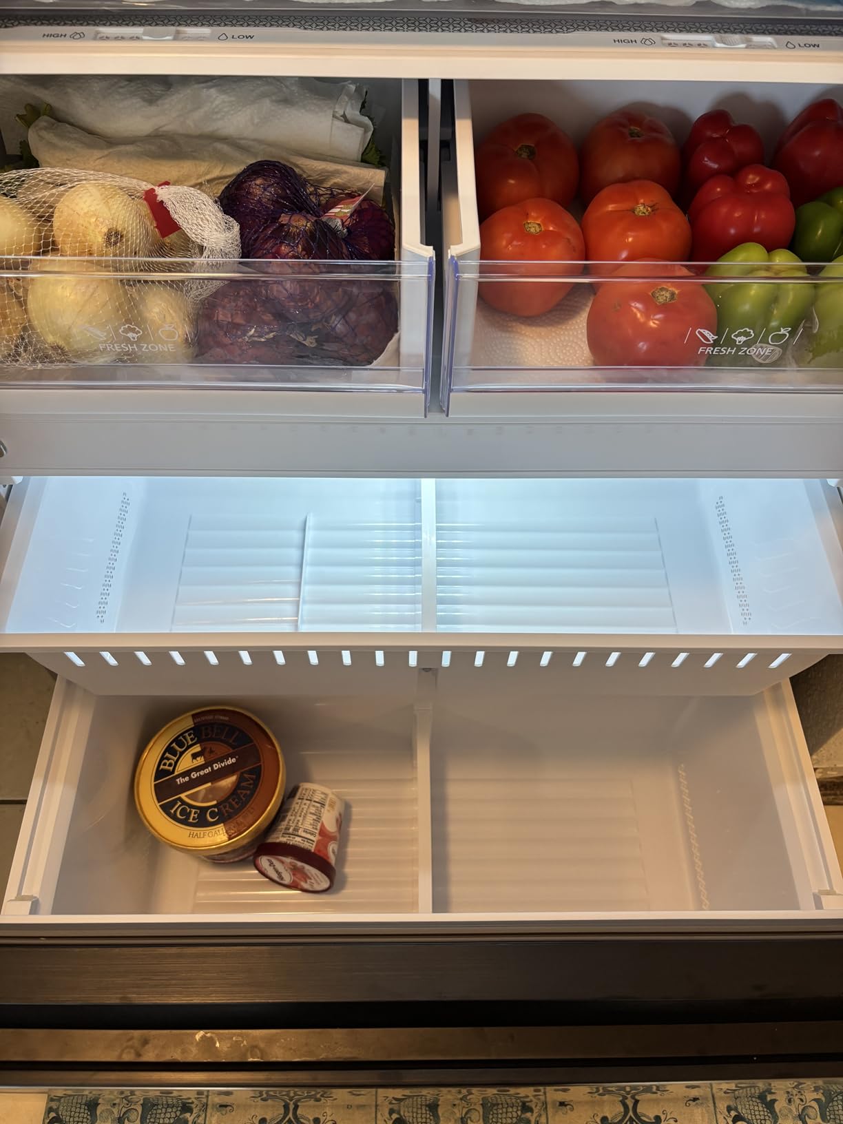 Hamilton Beach HBF2067 French Door Full Size Refrigerator with Freezer Drawer, 20.3 cu. ft. Customer Review Hamilton Beach HBF2067 French Door Full Size Refrigerator with Freezer Drawer, 20.3 cu. ft. - Customer Photo 1