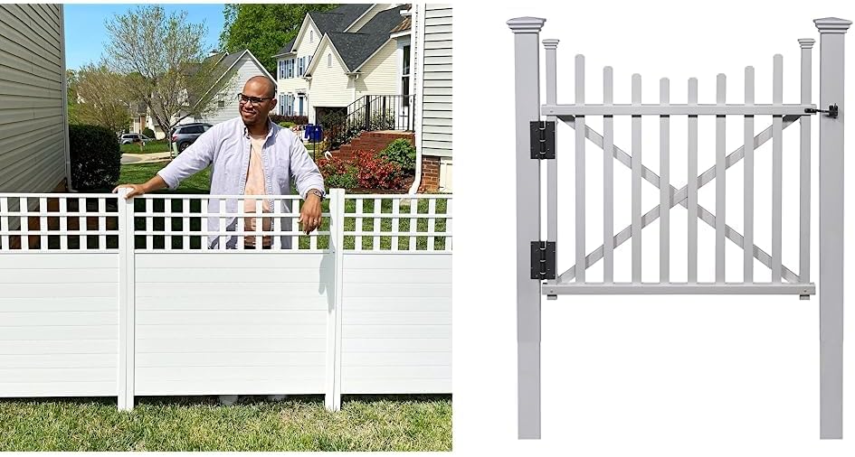 Zippity Outdoor Products ZP19060 Keswick No-Dig Vinyl Kit 2-Pack (44