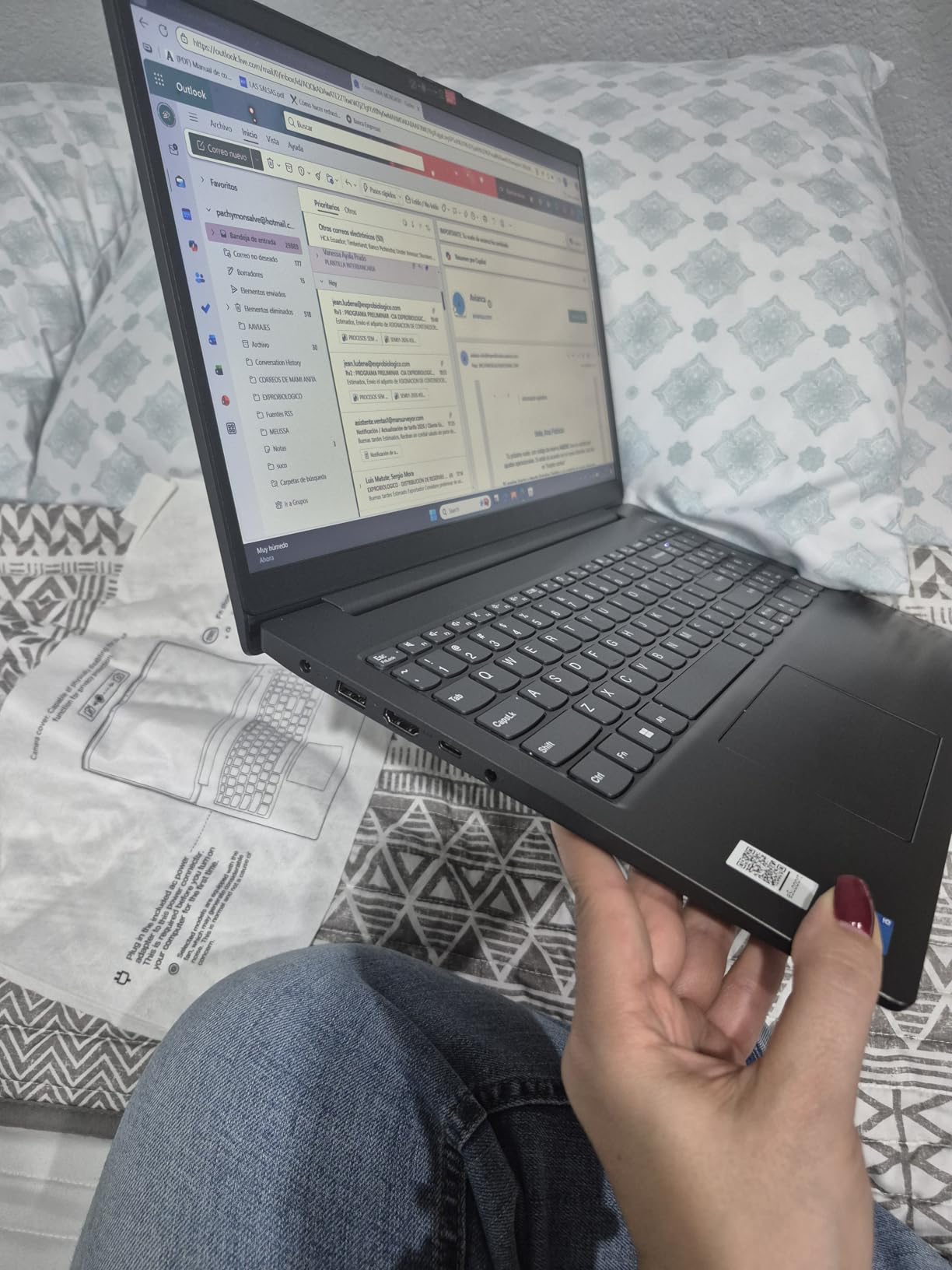 Lenovo V15 Gen 4 Business Laptop, 15.6 FHD Display, Intel Core i5-13420H (Beat i7-1355U), HDMI, RJ45, Webcam, Numeric Keypad, Wi-Fi, Windows 11 Pro, Black (16GB RAM | 512GB SSD) Customer Review Lenovo V15 Gen 4 Business Laptop, 15.6 FHD Display, Intel Core i5-13420H (Beat i7-1355U), HDMI, RJ45, Webcam, Numeric Keypad, Wi-Fi, Windows 11 Pro, Black (16GB RAM | 512GB SSD) - Customer Photo 2