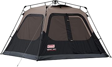 Coleman 4/6/8/10 Person Instant Camping Tent with 1-Minute Setup, Large Family Tent with Pre-Attached Poles, Air Vent, & Carry Bag, Sets Up in About 60 Seconds - Brand