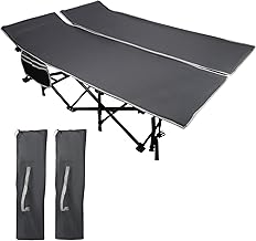 REDCAMP 2 Person Oversize Camping Cots for Adults, 56'' Extra Wide Sleeping Cots Heavy Duty, XXXL Cots Portable for Outdoor Indoor Office, Grey REDCAMP 2 Person Oversize Camping Cots for Adults, 56'' Extra Wide Sleeping Cots Heavy Duty, XXXL Cots Portable for Outdoor Indoor Office, Grey -
