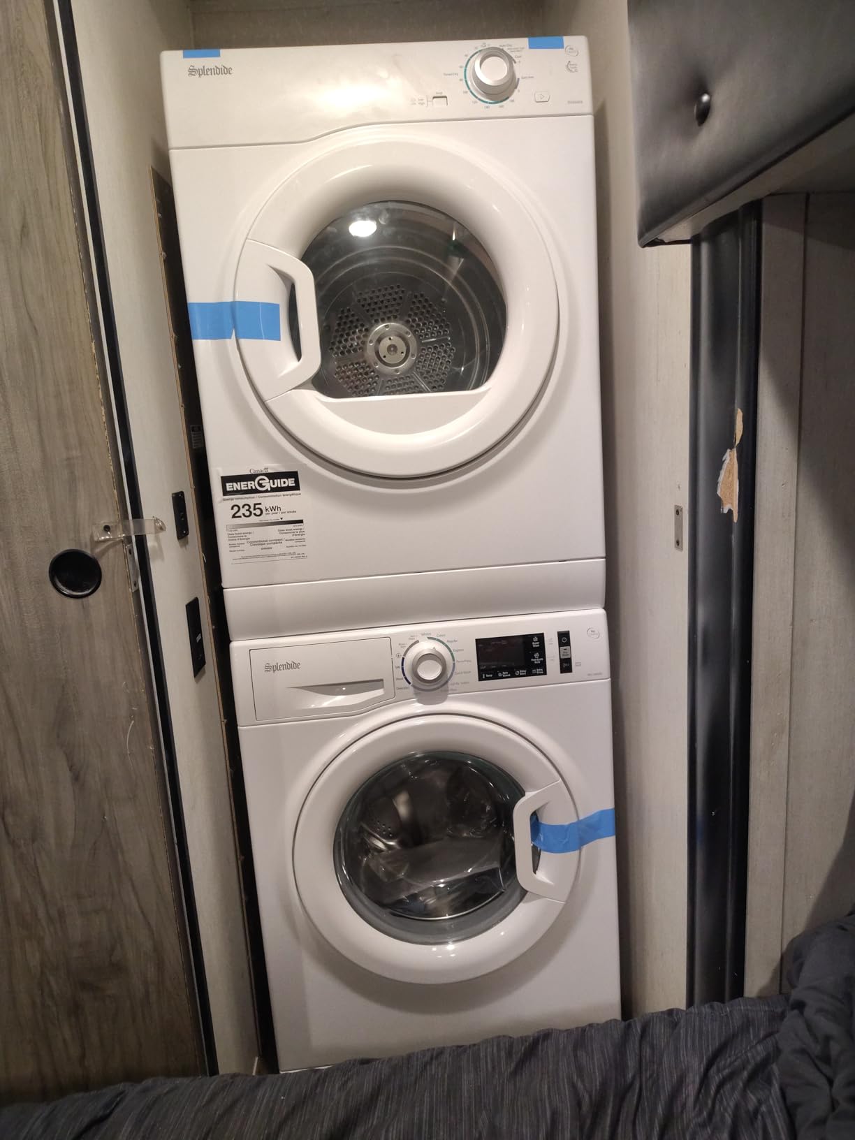 Splendide WFL1300XD Washer & DV6500X Dryer Stacked Bundle with Vent Kit & SK03 Stack Kit Included + Starter Laundry Powder - Freight Delivery Customer Review Splendide WFL1300XD Washer & DV6500X Dryer Stacked Bundle with Vent Kit & SK03 Stack Kit Included + Starter Laundry Powder - Freight Delivery - Customer Photo 1