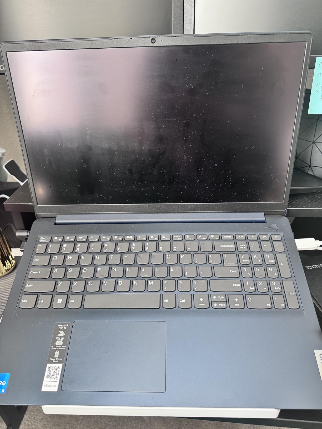 Lenovo IdeaPad 1i Laptop, 15.6 FHD Touchscreen, Intel Core i5-1235U Processor, 16GB RAM, 512GB SSD, Webcam, HDMI, Wi-Fi 6, Windows 11 Home, Blue Customer Review Lenovo IdeaPad 1i Laptop, 15.6 FHD Touchscreen, Intel Core i5-1235U Processor, 16GB RAM, 512GB SSD, Webcam, HDMI, Wi-Fi 6, Windows 11 Home, Blue - Customer Photo 1
