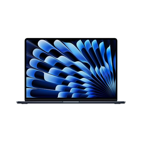 Apple 2025 MacBook Air 15-inch Laptop with M4 chip: Built for Apple Intelligence, 15.3-inch Liquid Retina Display, 16GB Unified Memory, 256GB SSD Storage, 12MP Center Stage Camera, Touch ID; Midnight Apple 2025 MacBook Air 15-inch Laptop with M4 chip: Built for Apple Intelligence, 15.3-inch Liquid Retina Display, 16GB Unified Memory, 256GB SSD Storage, 12MP Center Stage Camera, Touch ID; Midnight - Apple