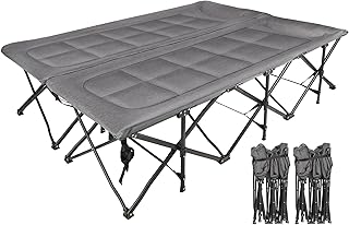 REDCAMP 2 Person Extra Wide Camping Cots for Adults 500lbs, 59 REDCAMP 2 Person Extra Wide Camping Cots for Adults 500lbs, 59