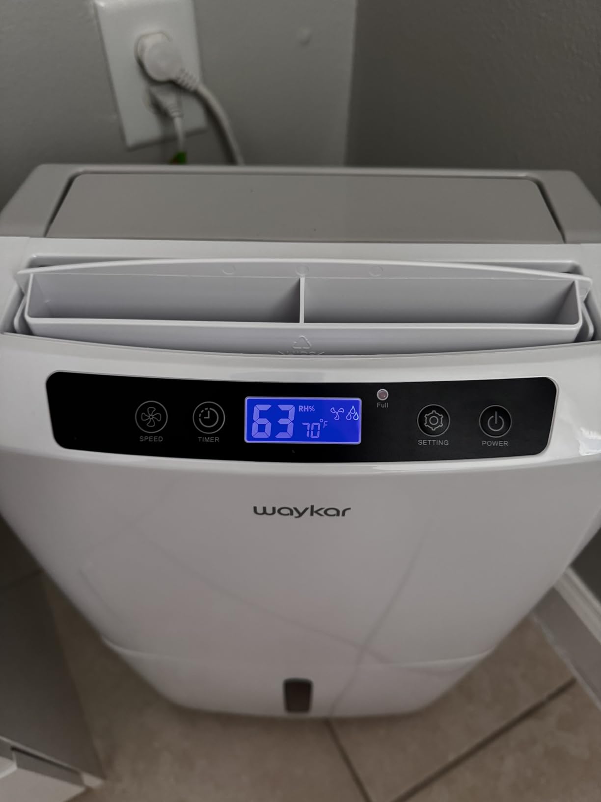 Waykar 80 Pints Energy Star Dehumidifier for Spaces up to 5,000 Sq. Ft at Home, in Basements and Large Rooms with Drain Hose and 1.14 Gallons Water Tank customer photo 1