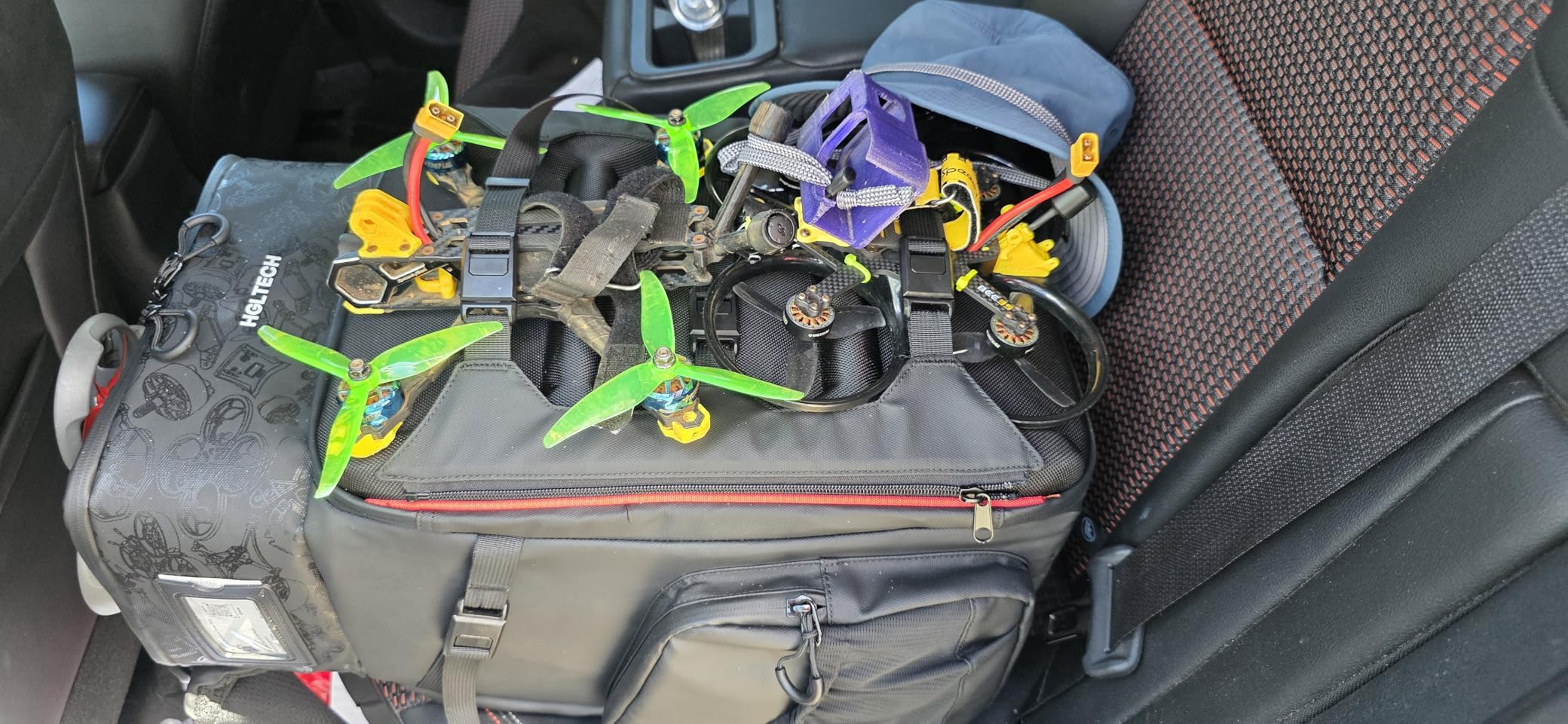 HGLRC FPV Drone Backpack Case Shoulder Bag for FPV Racing Quadcopter Drone and Parts for DJI FPV Combo customer photo 2