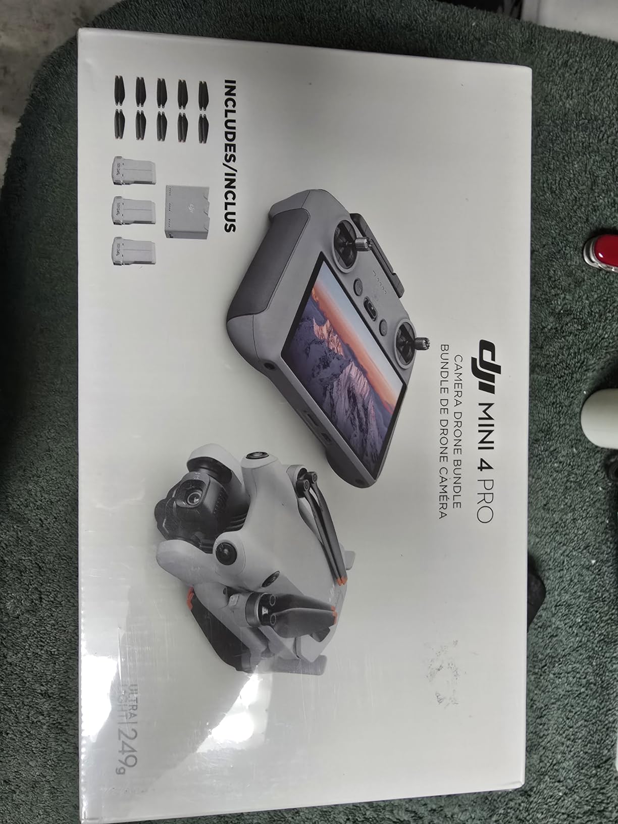 DJI Mini 4 Pro (DJI RC 2), Drones with Camera for Adults 4K, Under 0.549 lbs/249 g, 34 Mins Flight Time, 20km Max Video Transmission Distance, Omnidirectional Vision Sensing, Mini Drone for Beginners customer photo 1
