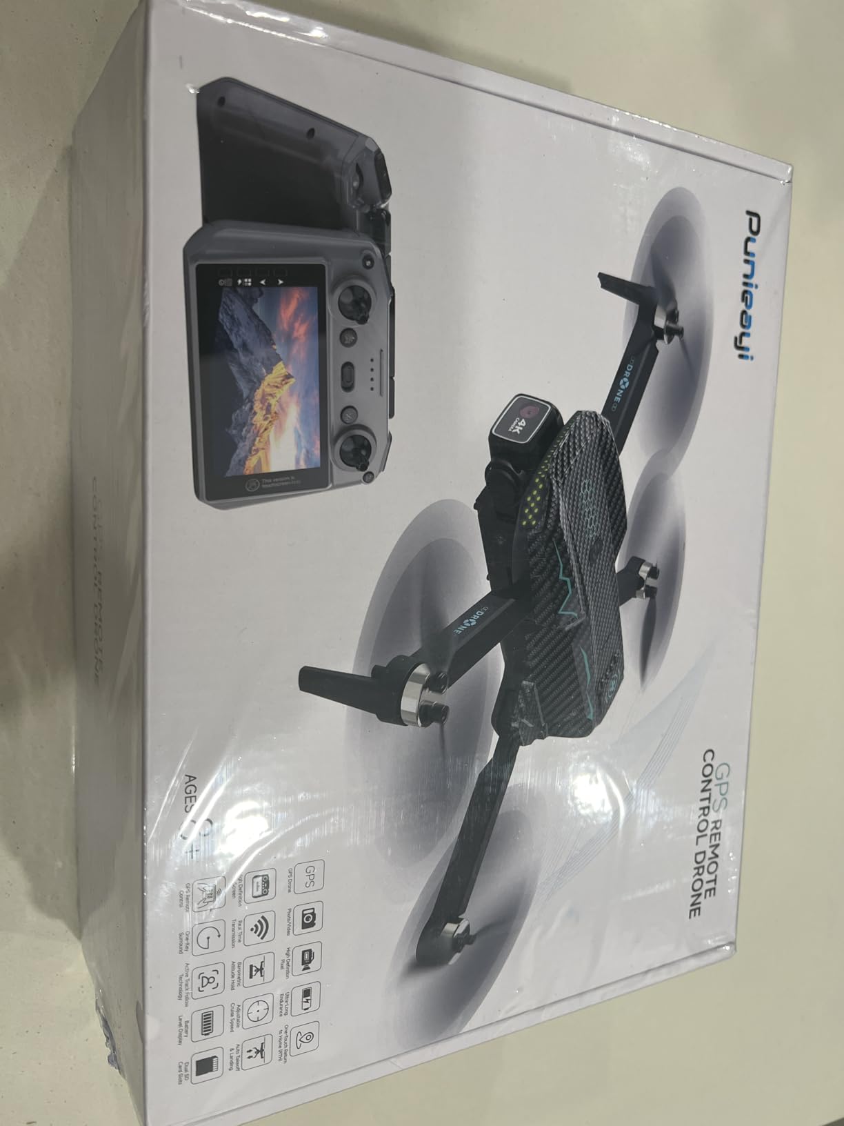 GPS Drone with 4K Camera for Adults, FPV RC Quadcopter, 90-min Flight Time, Auto Return, GPS Follow, Circle Fly, 5-inch LCD Tablet Screen, Brushless Motor, Lightweight Foldable Drone for Beginners customer photo 2