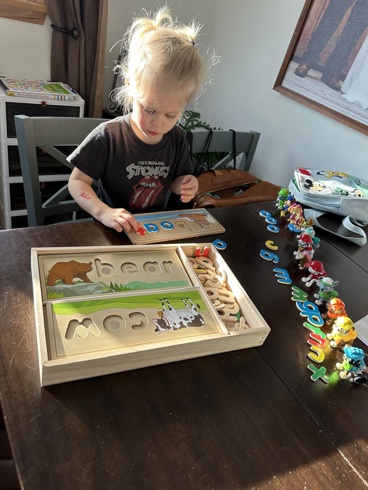 Melissa & Doug See & Spell - Wooden Educational Toy with 8 Spelling Boards & 64 Letters customer photo 1