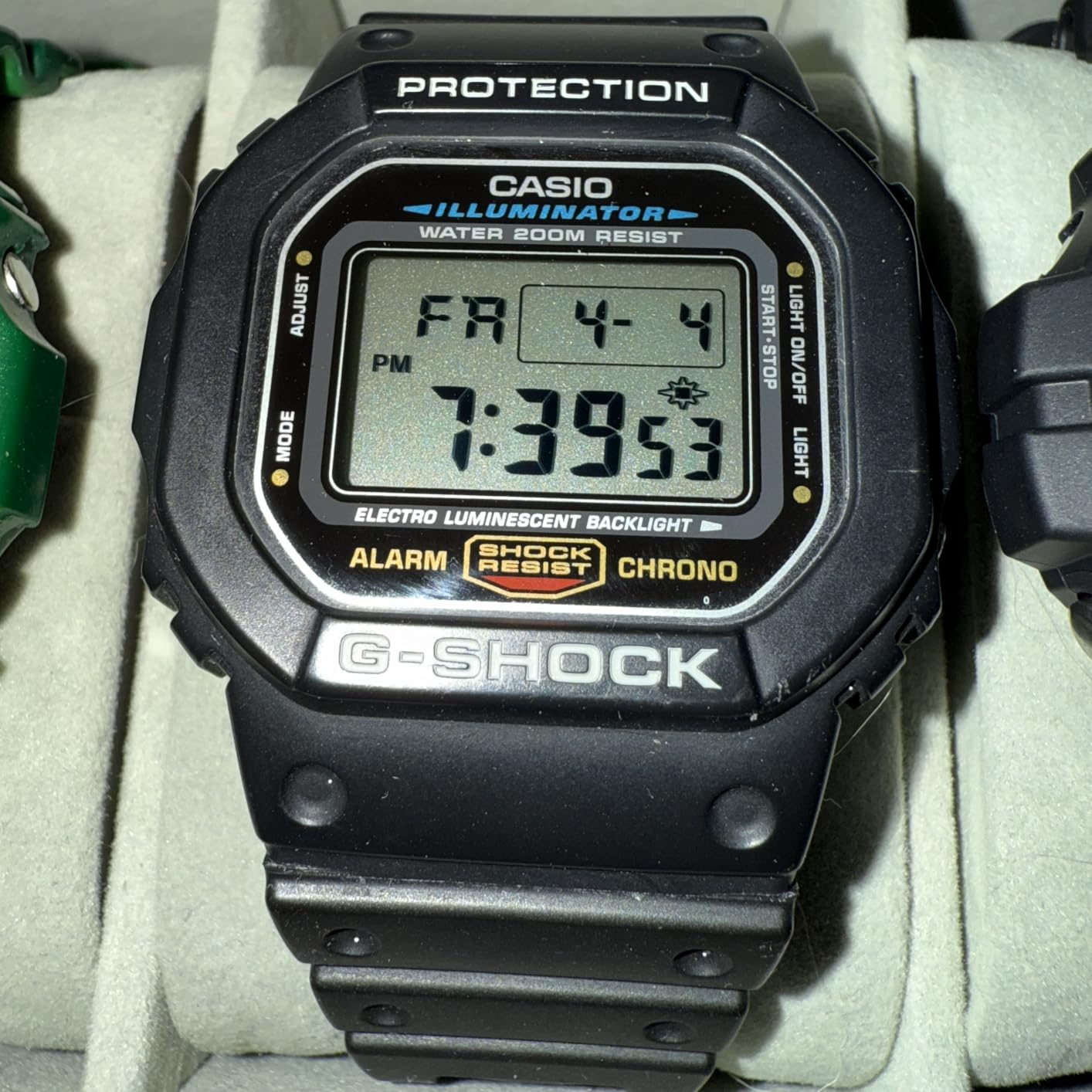 Casio G-Shock Shock Resistant DW5600UE-1V Men's Water Resistant Black Resin Sport Watch customer photo 1
