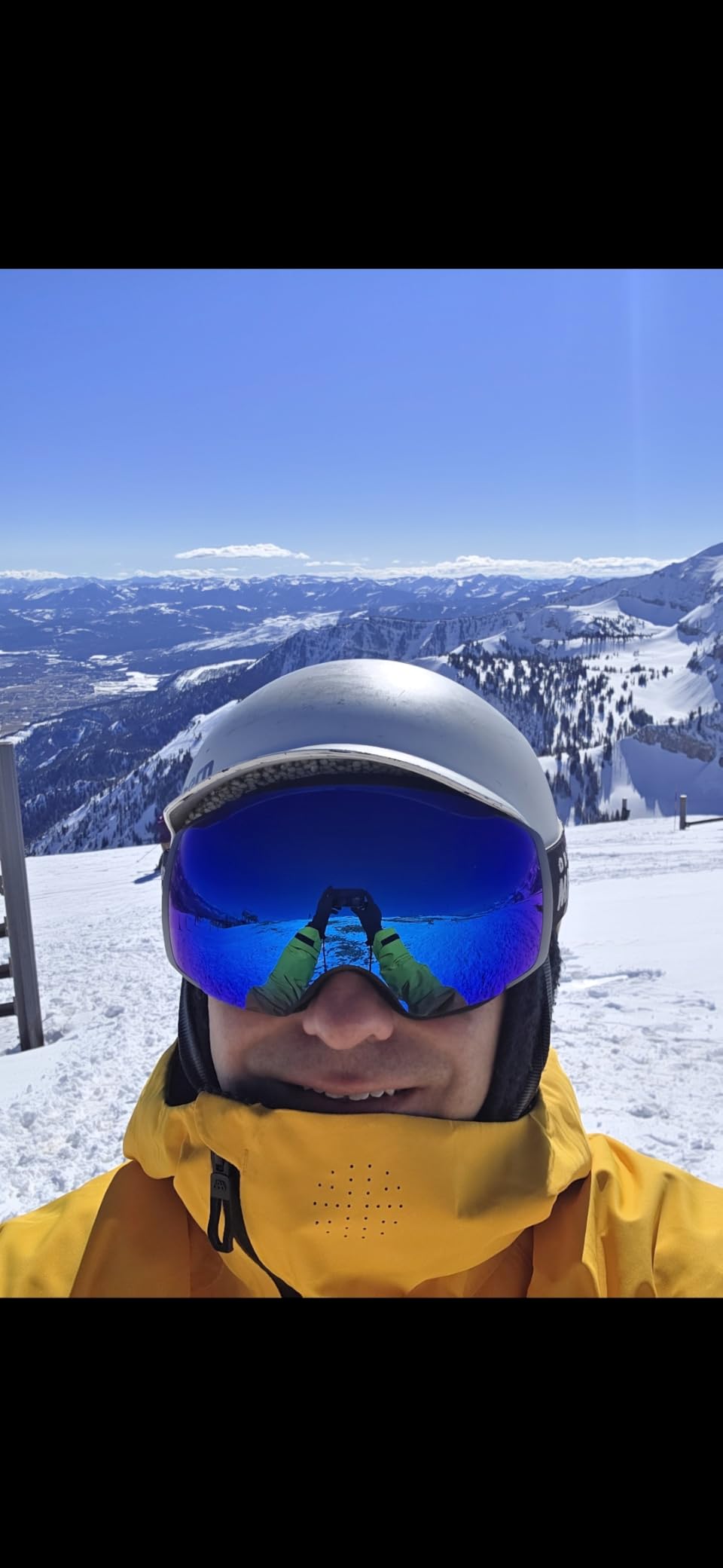 OutdoorMaster Ski Goggles PRO, OTG Snow Goggles with Interchangeable Lens | Frameless Quick-change Magnetic Ski Goggles customer photo 1