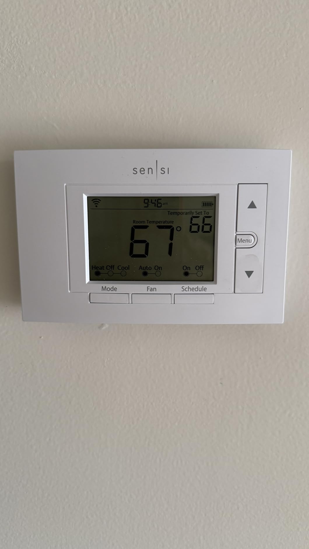 Sensi Smart Thermostat, 100 Years Of Expertise, Wi-Fi, Data Privacy, Programmable, Easy DIY Install, Works With Alexa, Energy Star Certified, ST55 customer photo 1