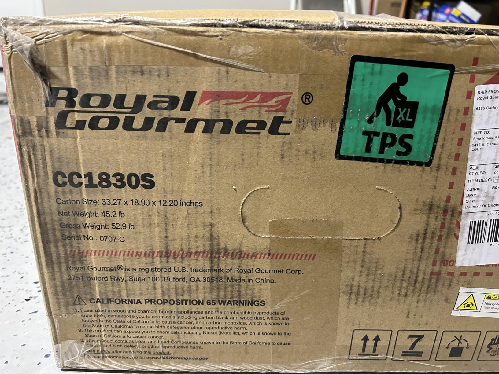 Royal Gourmet CC1830S BBQ Charcoal Grill and Offset Smoker, 823 Square Inch Barrel Charcoal Grill customer photo 1