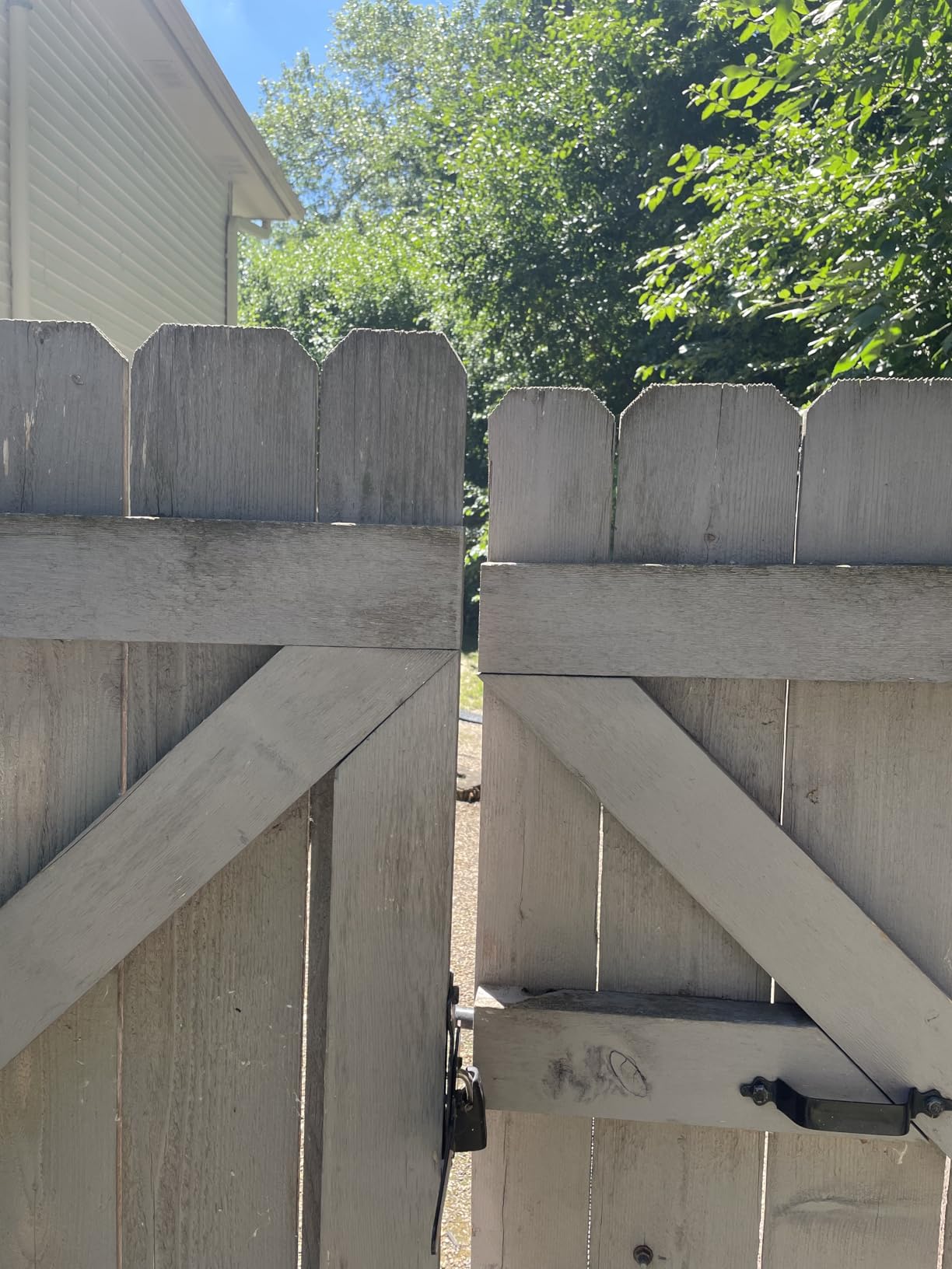 8' Telescopic Gate Brace - Wood Privacy Fence Anti Sag Kit - USA Made Brace (Extends 52