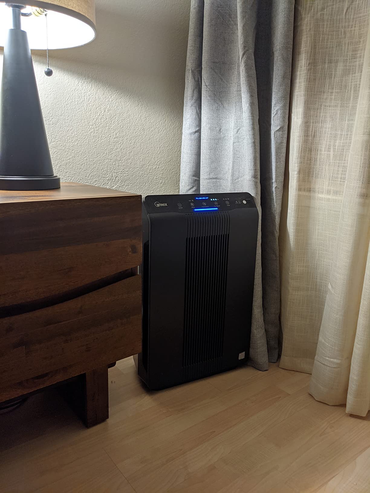 Winix AM90 Air Purifier for Home Large Room Up to 1740 Ft² in 1 Hr With Air Quality Monitor, True HEPA, Carbon Filter and Auto Mode, Captures Pet Allergies, Smoke, Dust customer photo 1