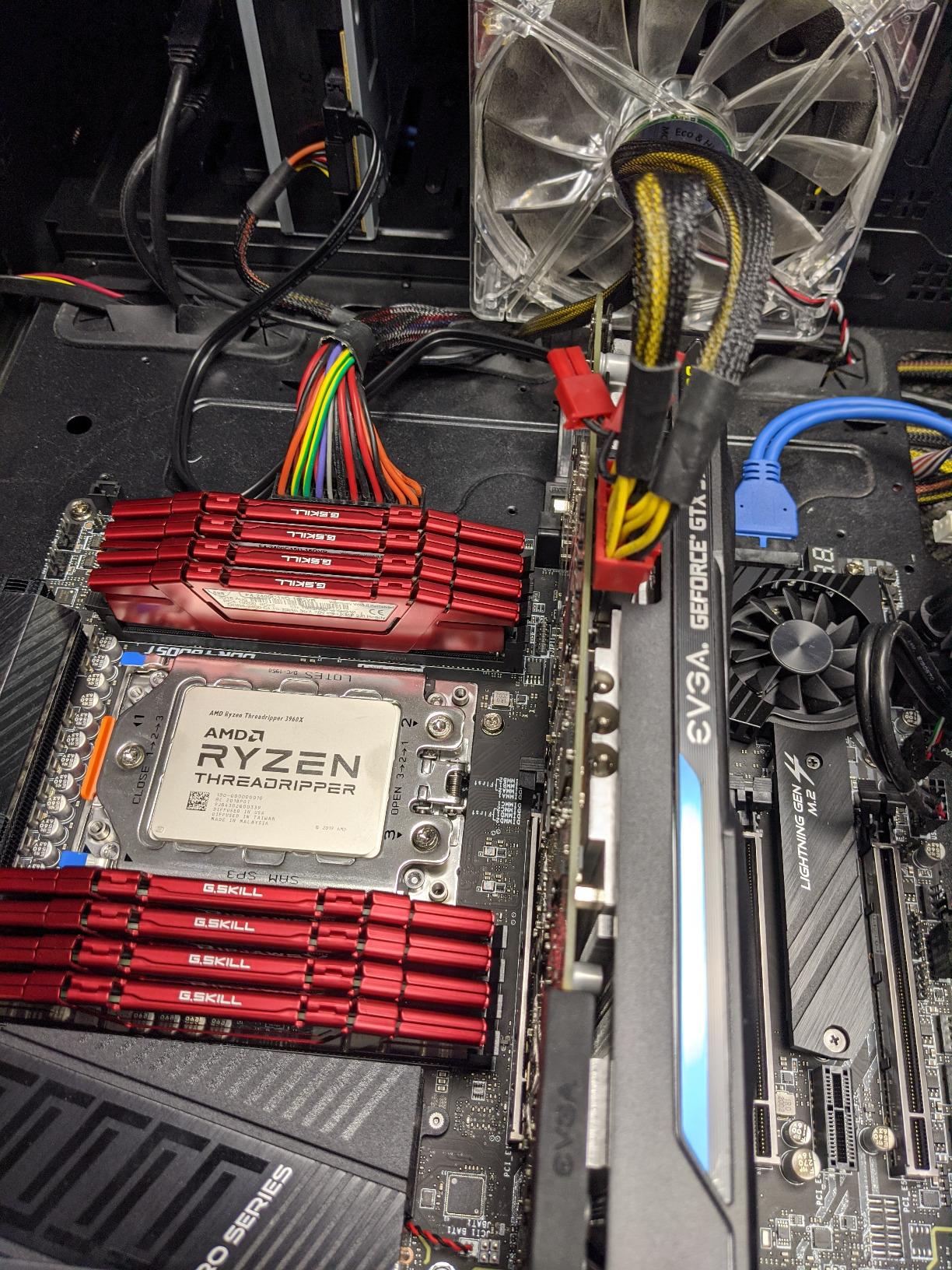 AMD Ryzen Threadripper 3960X 24-Core, 48-Thread Unlocked Desktop Processor customer photo 2
