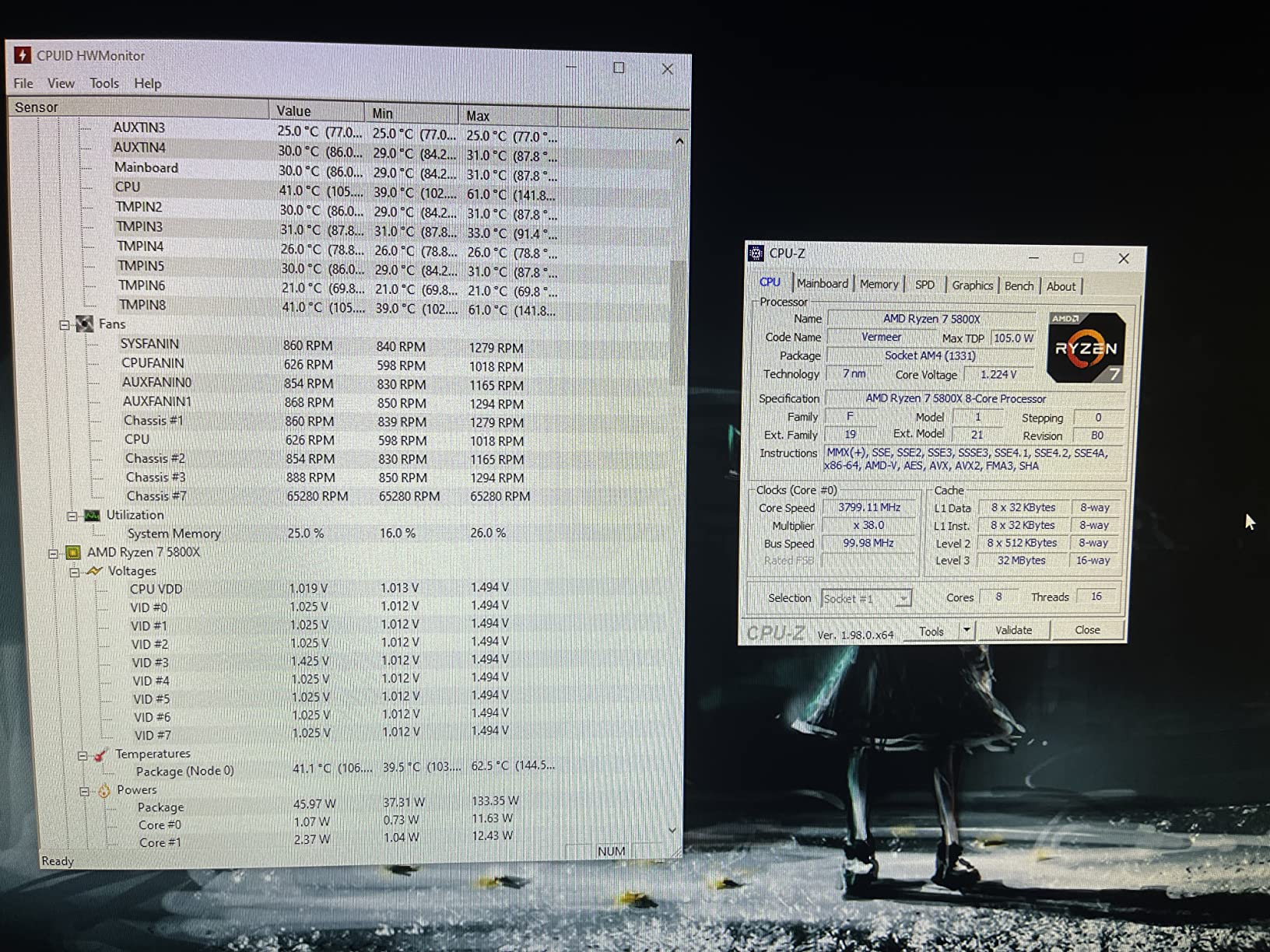 AMD Ryzen 7 5800X 8-core, 16-thread unlocked desktop processor customer photo 2