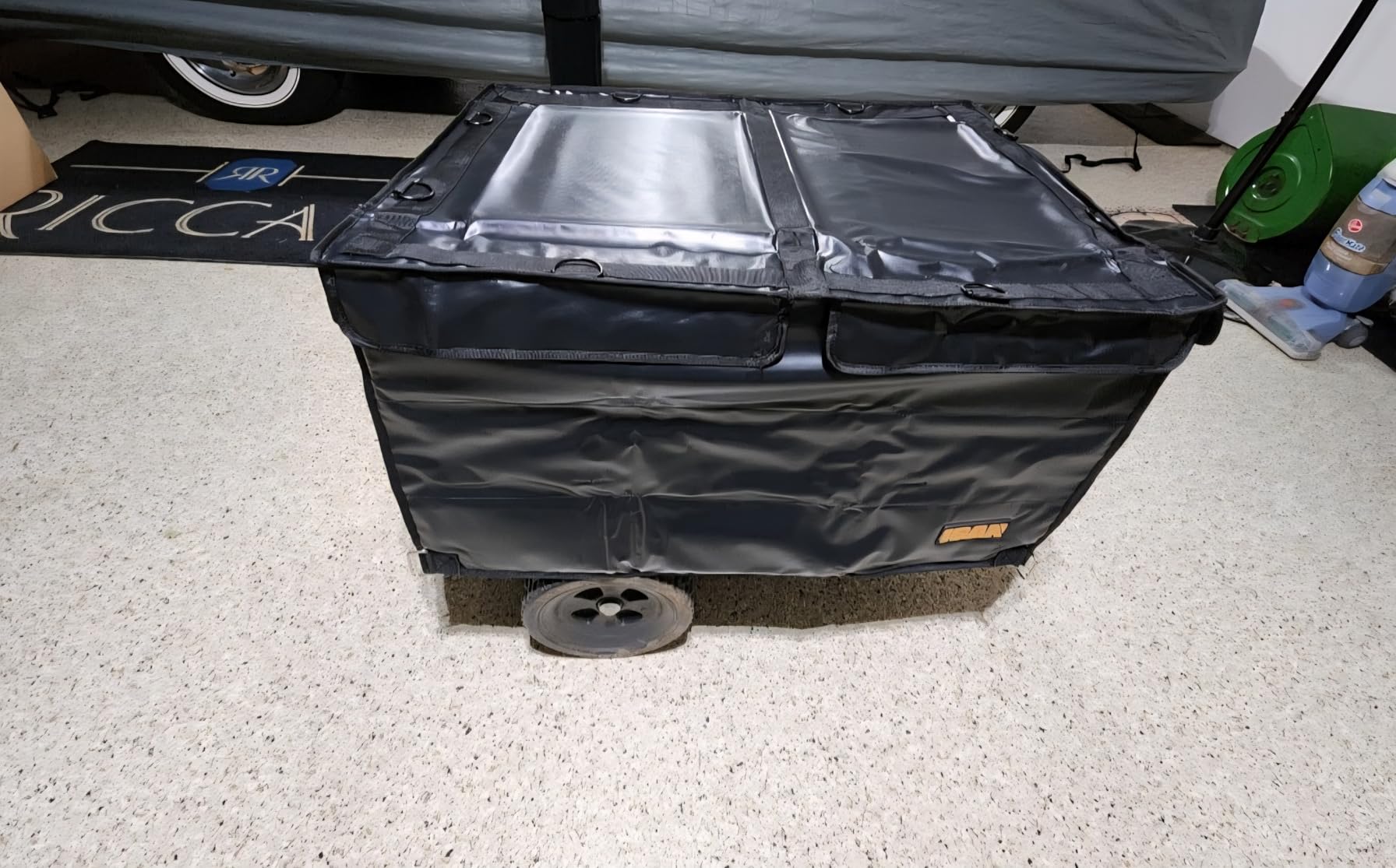 Generator Covers While Running for most 3500w-12000w Generators - Ultra Heavy Duty Generator Covers for Outside - Portable Waterproof Generator Cover, Generator Enclosure Outdoor, Black customer photo 2