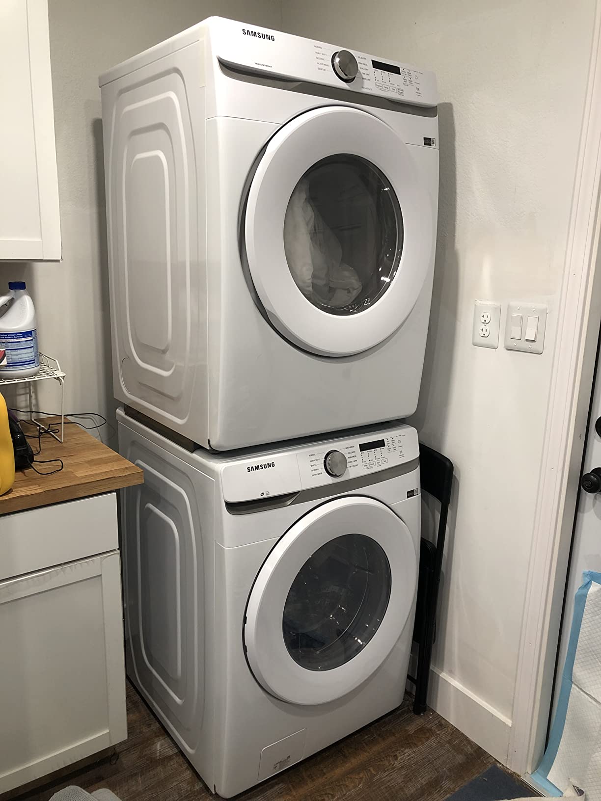 Samsung WF45T6000AW 4.5 cu. ft. Front Load Washer with Vibration Reduction Technology+ ENERGY STAR certified White customer photo 1