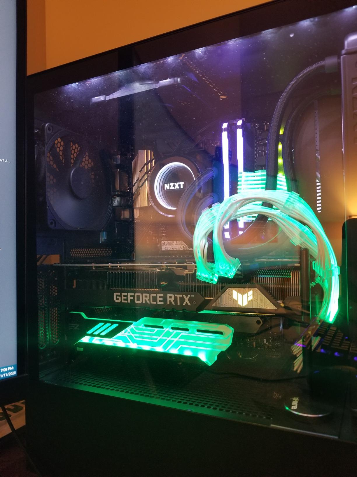 ASUS TUF Gaming NVIDIA GeForce RTX 3080 OC Edition Graphics Card- PCIe 4.0, 10GB GDDR6X, HDMI 2.1, DisplayPort 1.4a, Dual Ball Fan Bearings customer photo 1