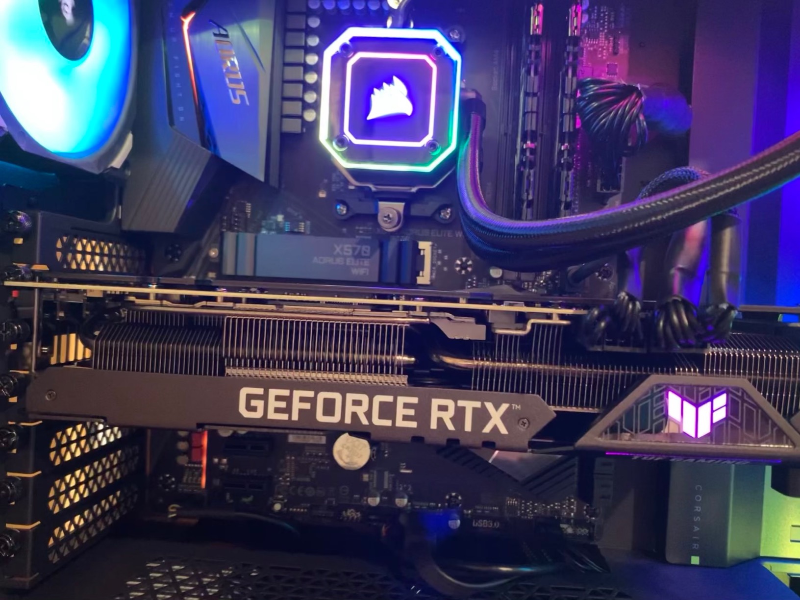 ASUS TUF Gaming NVIDIA GeForce RTX 3080 OC Edition Graphics Card- PCIe 4.0, 10GB GDDR6X, HDMI 2.1, DisplayPort 1.4a, Dual Ball Fan Bearings customer photo 2