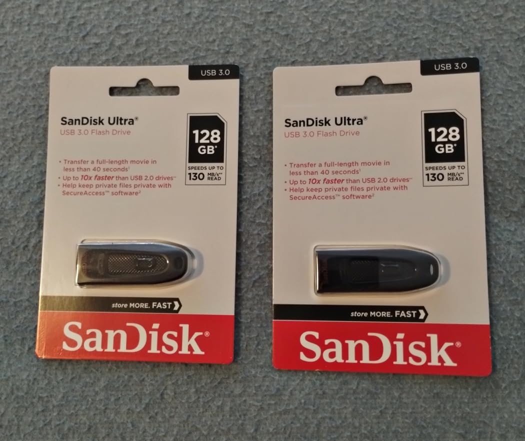 SanDisk 64GB 2-Pack Ultra USB 3.0 Flash Drive (2x64GB) - SDCZ48-064G-GAM462, Black customer photo 2