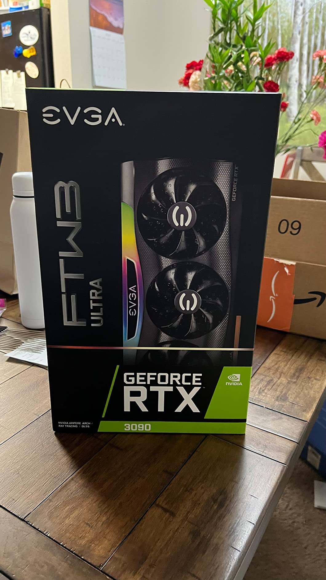 EVGA GeForce RTX 3090 FTW3 Ultra Gaming, 24GB GDDR6X, iCX3 Technology, ARGB LED, Metal Backplate, 24G-P5-3987-KR customer photo 2
