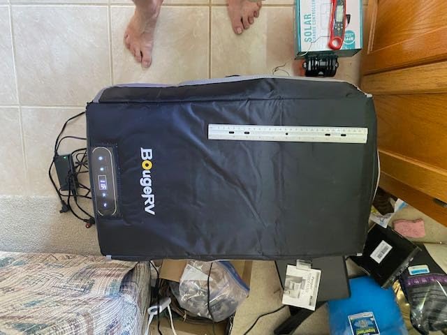 BougeRV 12V Refrigerator 42 Quart, Electric Car Cooler with MAX/ECO Mode | 12/24V DC, 45dB Quiet, -4~50F, 3-level Battery Protection for Truck, RV, Camping, Use as freezer or refrigerator customer photo 1