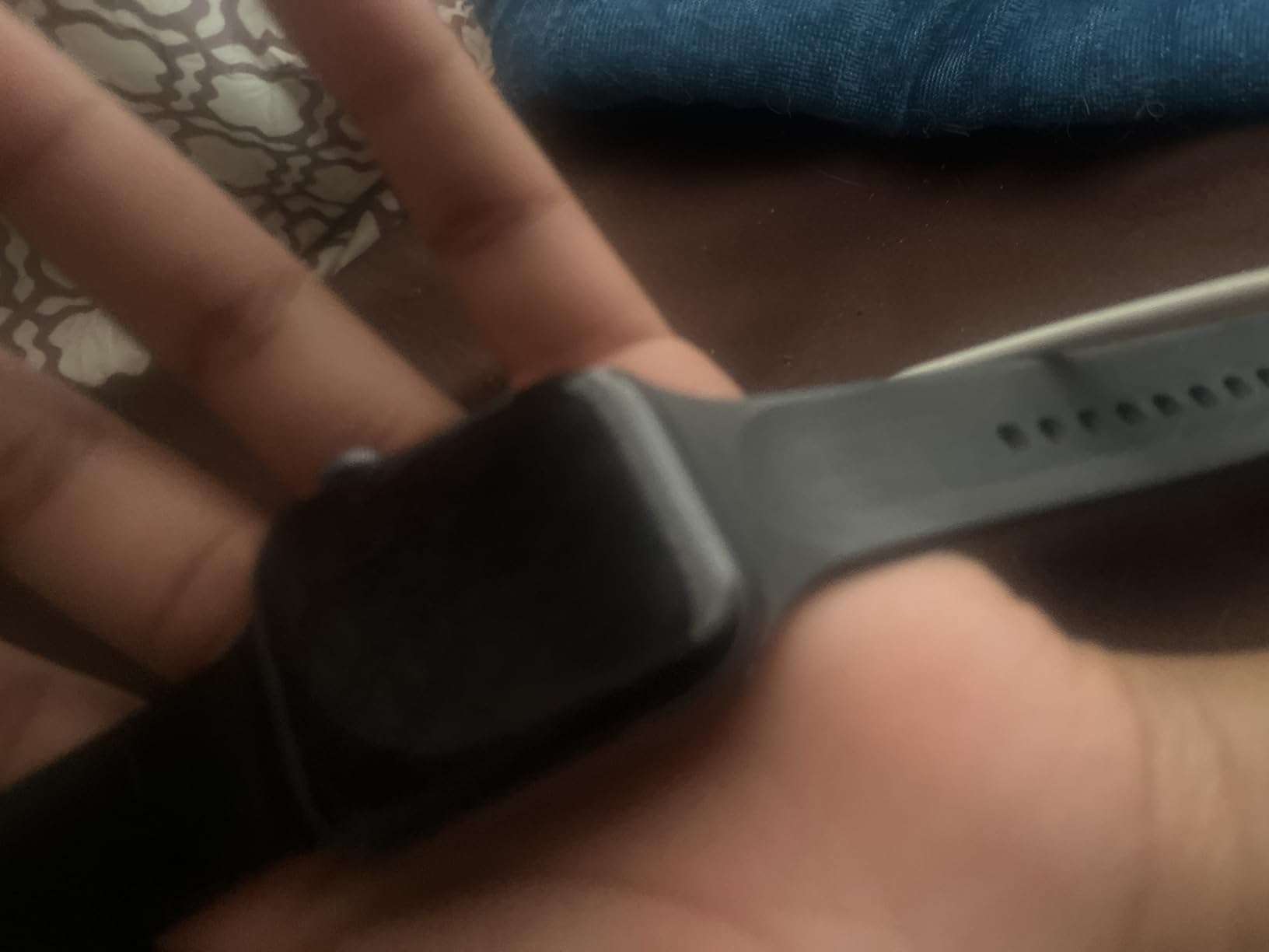 Apple Watch Series 6 (GPS, 44mm) - Space Gray Aluminum Case with Black Sport Band (Renewed) customer photo 1
