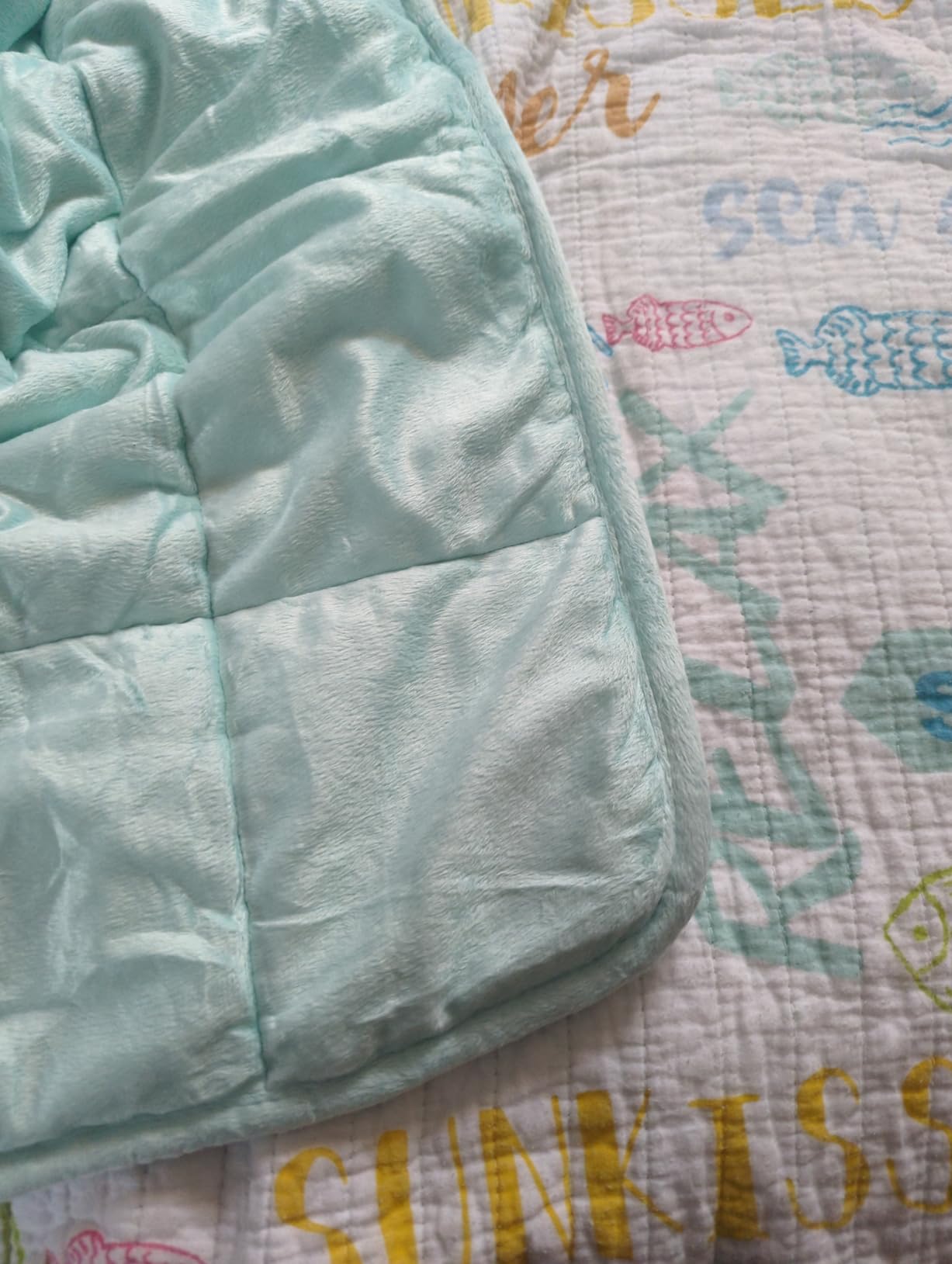 L'AGRATY Weighted Blanket for Adults 15lbs, 48