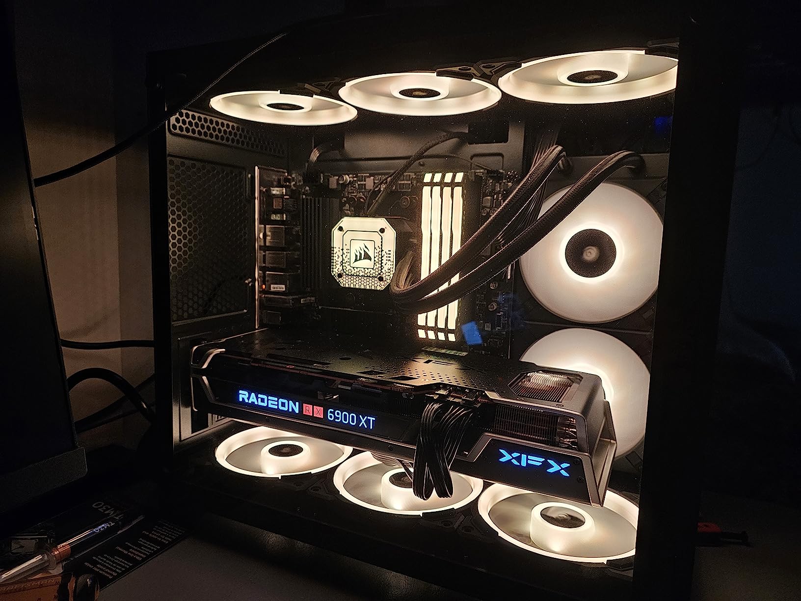 XFX Speedster MERC319 AMD Radeon RX 6900 XT Black Gaming Graphics Card with 16GB GDDR6, HDMI, 3xDP, AMD RDNA 2 RX-69XTATBD9 customer photo 2