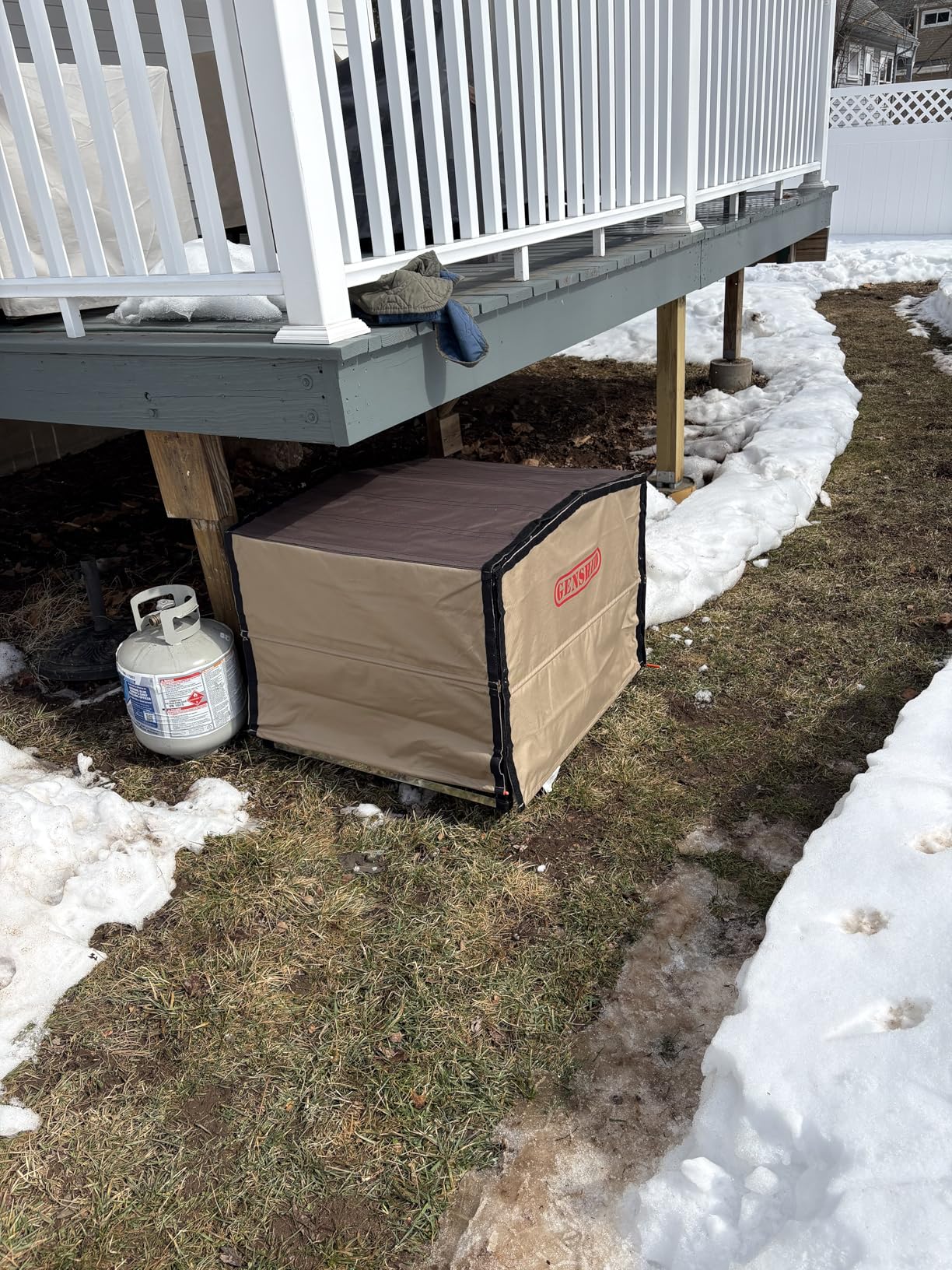 Generator Shed For Storing & Running Generator Outdoor - Combining Generator Covers While Running & Generator Covers for Outside Storage into one (GCE) customer photo 1
