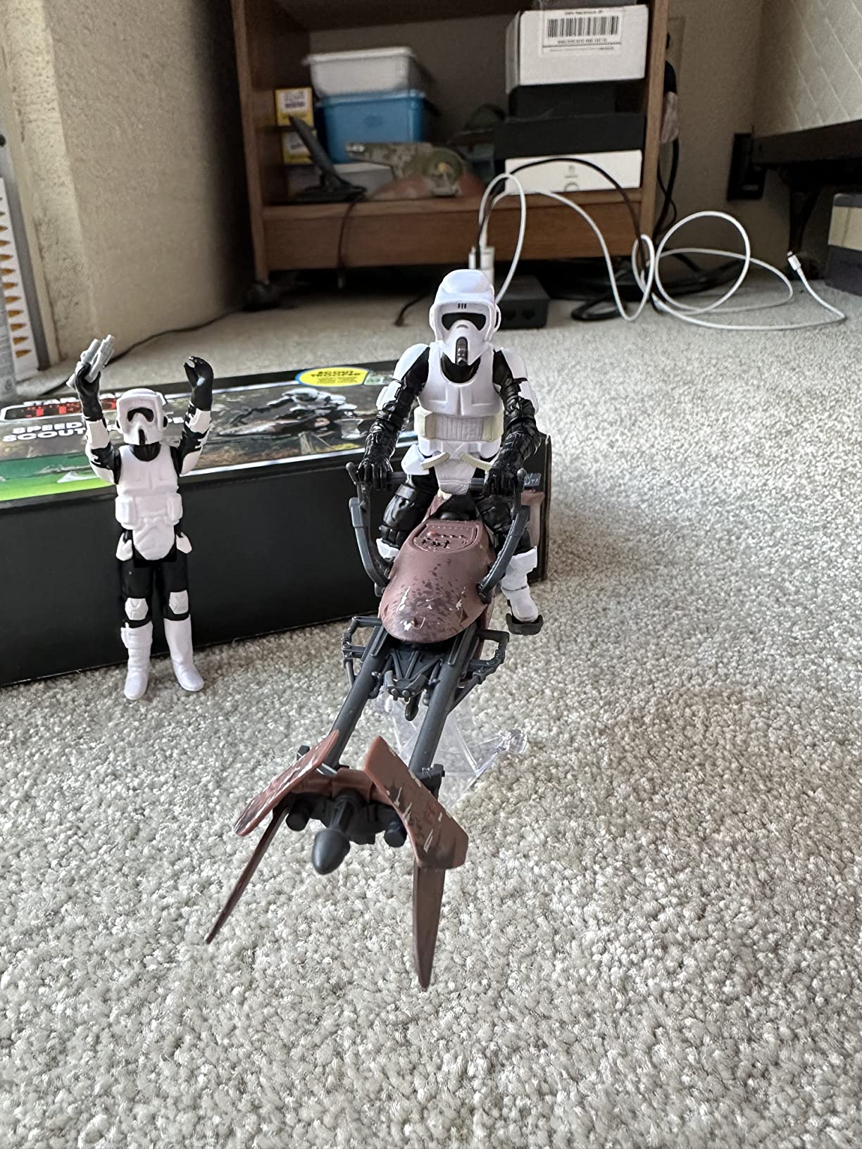 The Vintage Collection Speeder Bike, Return of The Jedi 3.75-Inch Collectible Vehicle with Action Figure, Ages 4 and Up customer photo 1