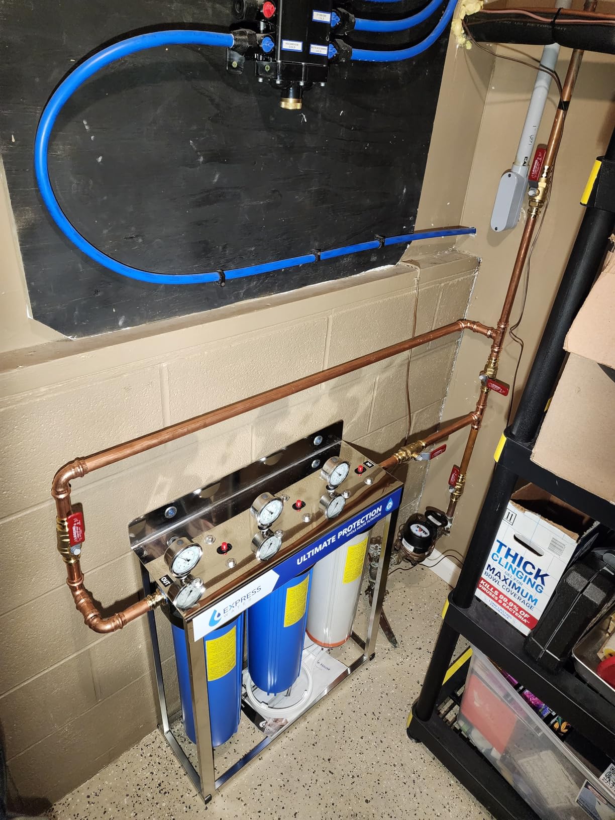 Express Water Whole House Water Filter System, Ultimate Protection, 3-Stage | Reduces Lead, Arsenic, Chromium, Heavy Metals, Chlorine, Anti-Scale Protection, Pressure Release Buttons & 3 Gauges customer photo 2